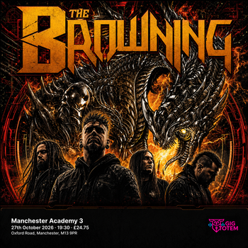 The Browning Within Destruction at Manchester Academy 3 on 27 October 2026 gig poster