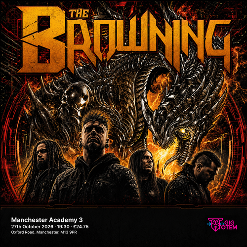 The Browning Within Destruction at Manchester Academy 3 on 27 October 2026 gig poster