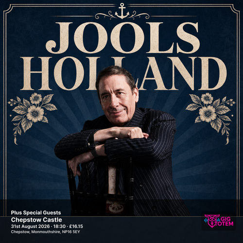 Jools Holland Plus Special Guests Jools Holland at Chepstow Castle on 31 August 2026 gig poster