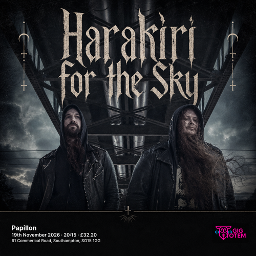 Harakiri for the Sky at Papillon on 19 November 2026 gig poster