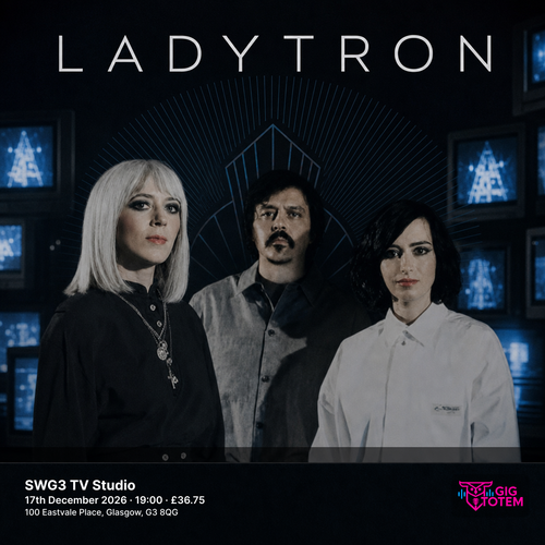 Ladytron at SWG3 TV Studio on 17 December 2026 gig poster