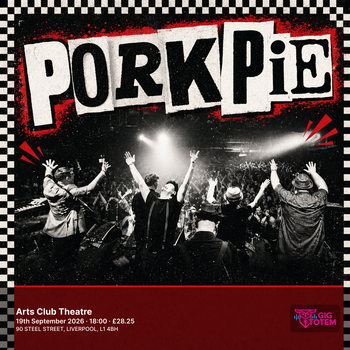 PorkPie Pork Pie at ARTS CLUB on 19 September 2026 gig poster