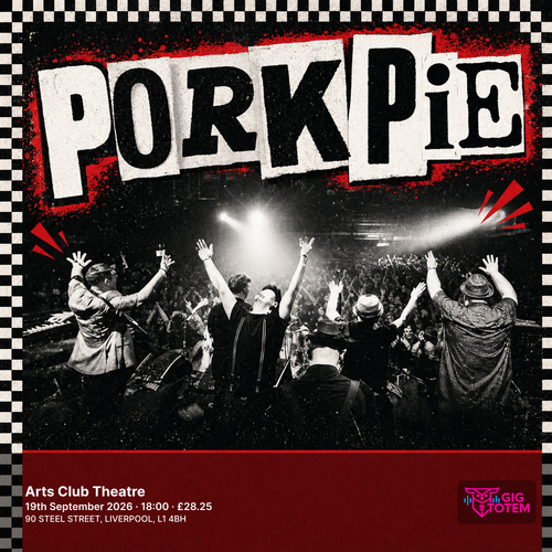 PorkPie Pork Pie at ARTS CLUB on 19 September 2026 gig poster