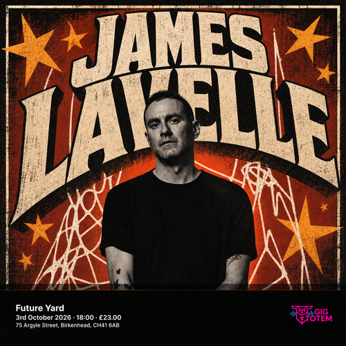 James Lavelle at Future Yard on 3 October 2026 gig poster
