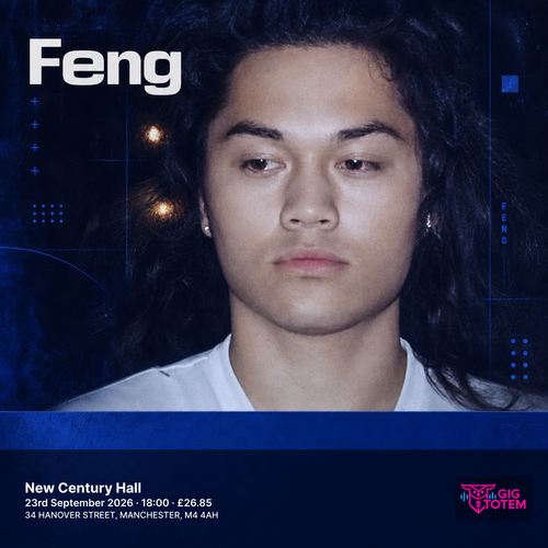 Feng at New Century Hall on 23 September 2026 gig poster