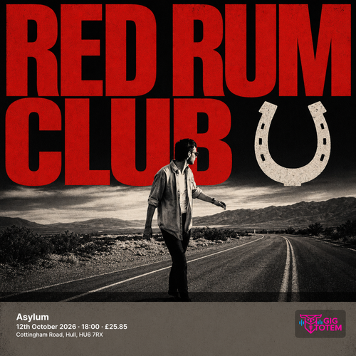 Red Rum Club Keyside at Asylum on 12 October 2026 gig poster