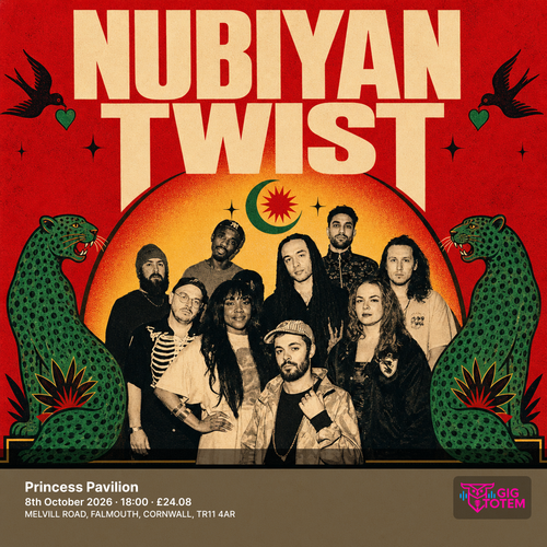 Nubiyan Twist Webmoms at Princess Pavilion on 8 October 2026 gig poster