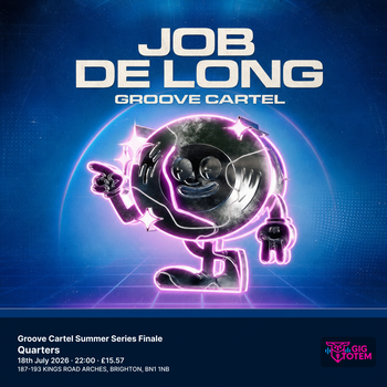 Groove Cartel Summer Series Finale Job De Long, Joe Rolet at Quarters on 18 July 2026 gig poster