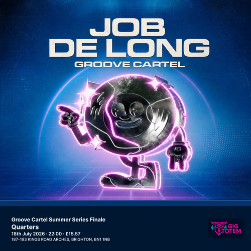 Groove Cartel Summer Series Finale Job De Long, Joe Rolet at Quarters on 18 July 2026 gig poster