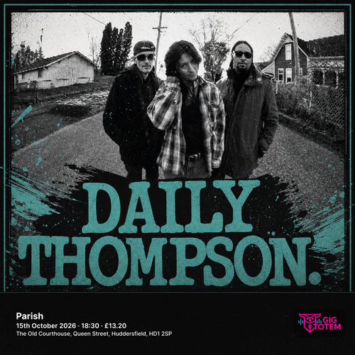 Daily Thompson at Parish on 15 October 2026 gig poster