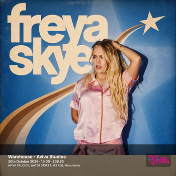 Freya Skye Alex Sampson at Aviva Studios on 30 October 2026 gig poster