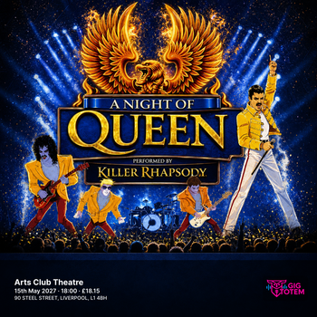 Killer Rhapsody at ARTS CLUB on 15 May 2027 gig poster