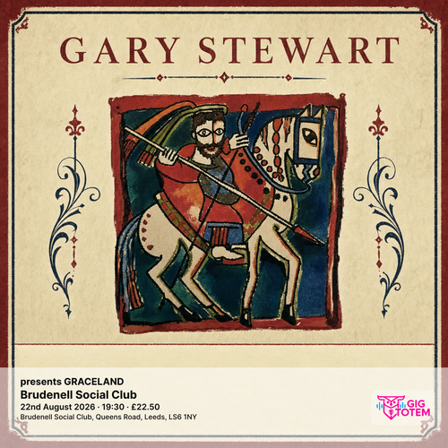 Graceland Gary Stewart at Brudenell Social Club on 22 August 2026 gig poster