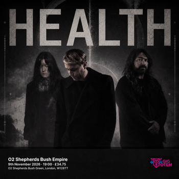 HEALTH VOWWS at O2 Shepherds Bush Empire on 9 November 2026 gig poster