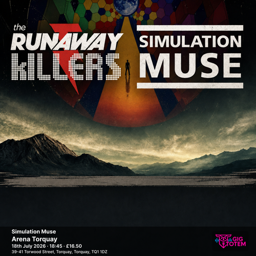 The Runaway Killers + Simulation Muse The Runaway Killers at Arena Torquay on 18 July 2026 gig poster