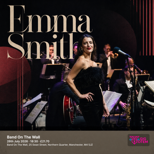 Emma Smith at Band On The Wall on 26 July 2026 gig poster