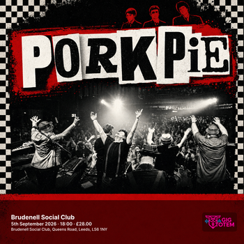 PorkPie Pork Pie, Pretty Green at Brudenell Social Club on 5 September 2026 gig poster
