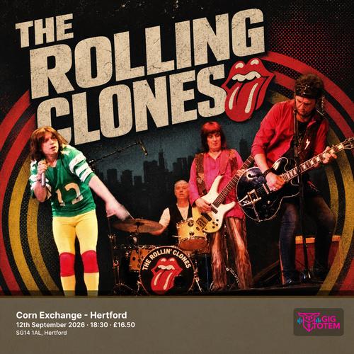 The Rolling Clones at Corn Exchange - Hertford on 12 September 2026 gig poster