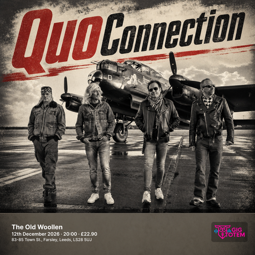 Quo Connection at The Old Woollen on 12 December 2026 gig poster