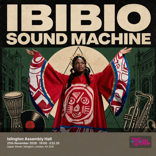 Ibibio Sound Machine at Islington Assembly Hall on 25 November 2026 gig poster