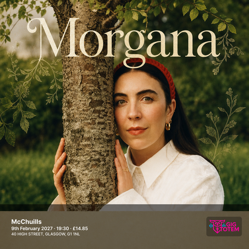 Morgana at McChuills on 9 February 2027 gig poster