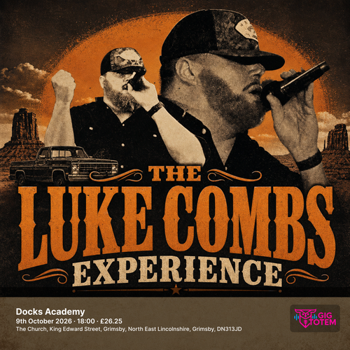 The Luke Combs Experience at Docks Academy on 9 October 2026 gig poster