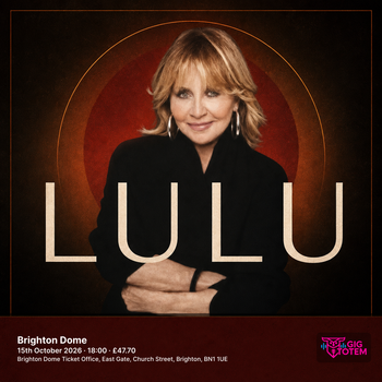 Lulu at Brighton Dome on 15 October 2026 gig poster