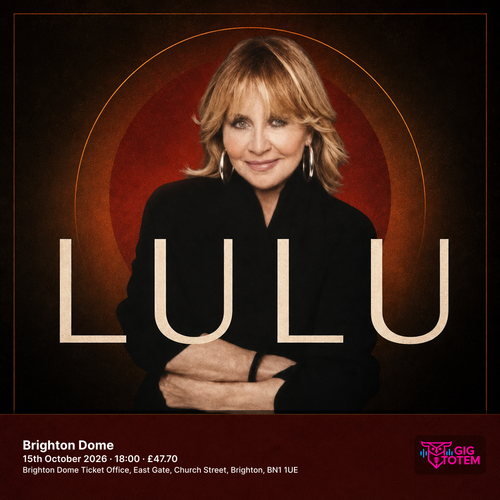 Lulu at Brighton Dome on 15 October 2026 gig poster