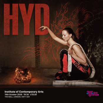 HYD at Institute of Contemporary Arts on 19 October 2026 gig poster