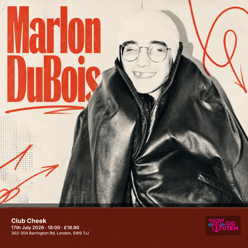 Marlon DuBois at Club Cheek on 17 July 2026 gig poster