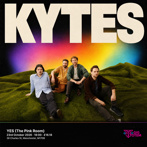 Kytes at YES (The Pink Room) on 23 October 2026 gig poster