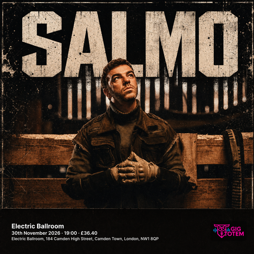 SALMO at Electric Ballroom on 30 November 2026 gig poster