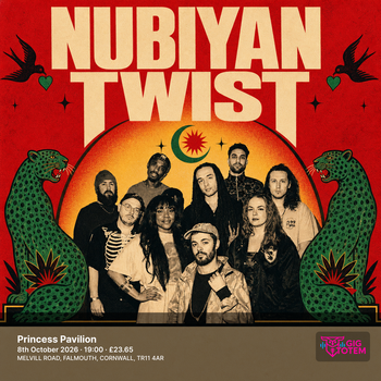 Nubiyan Twist at Princess Pavilion on 8 October 2026 gig poster