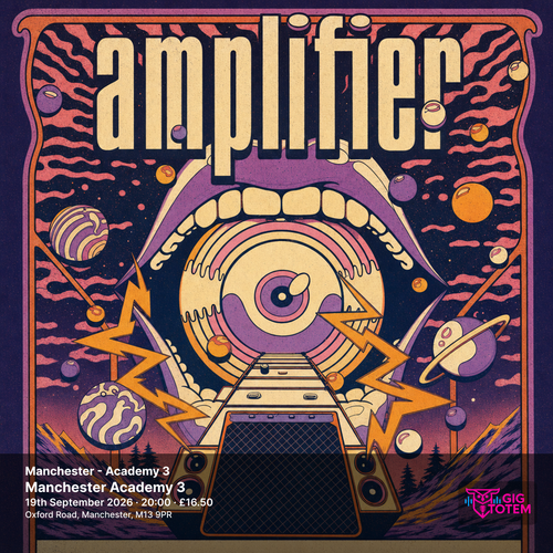 Amplifier - Manchester - Academy 3 Amplifier at Manchester Academy 3 on 19 September 2026 gig poster