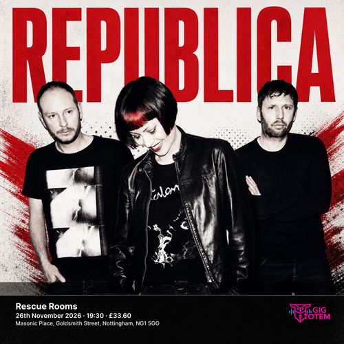Republica at Rescue Rooms on 26 November 2026 gig poster