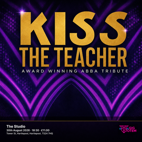 KISS THE TEACHER - Award Winning ABBA Tribute at The Studio on 30 August 2026 gig poster