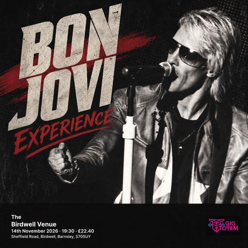 The Bon Jovi Experience at Birdwell Venue on 14 November 2026 gig poster
