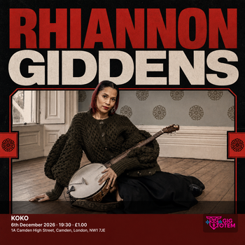 Rhiannon Giddens at KOKO on 6 December 2026 gig poster