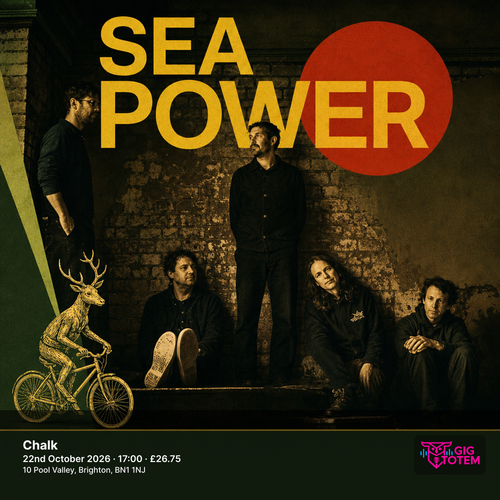 Sea Power The Pictish Trail at Chalk on 22 October 2026 gig poster
