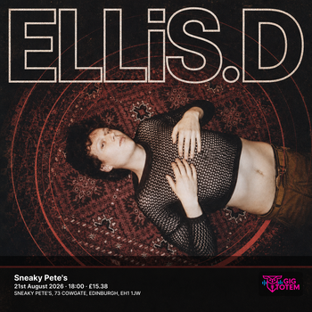 ELLIS.D at Sneaky Pete's on 21 August 2026 gig poster