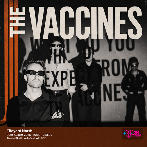 The Vaccines Spector at Tileyard North on 30 August 2026 gig poster