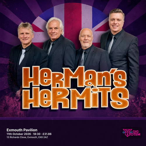 Herman's Hermits at Exmouth Pavilion on 11 October 2026 gig poster