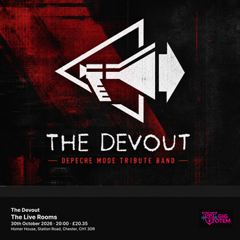 The Devout The Devout - Depeche Mode Tribute Band at The Live Rooms on 30 October 2026 gig poster