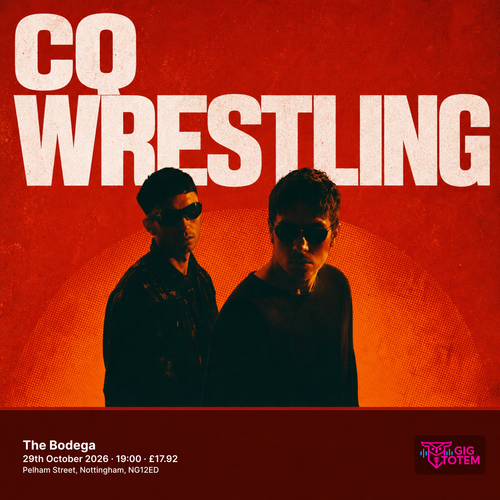 Cq Wrestling at The Bodega on 29 October 2026 gig poster
