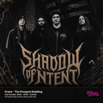 Shadow of Intent Aborted at The Prospect Building on 2 October 2026 gig poster