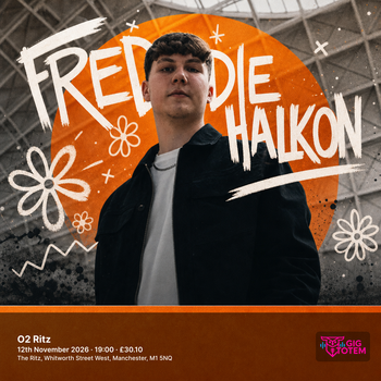 Freddie Halkon at O2 Ritz on 12 November 2026 gig poster