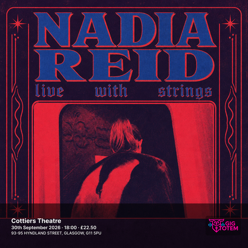 NADIA REID at Cottiers Theatre on 30 September 2026 gig poster
