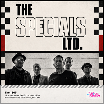 The Specials LTD 'GHOST TOWN 45TH ANNIVERSARY'TOUR at The 1865 on 19 September 2026 gig poster