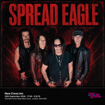 Spread Eagle at New Cross Inn on 26 September 2026 gig poster