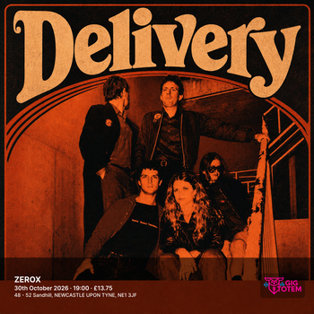 Delivery at ZEROX on 30 October 2026 gig poster